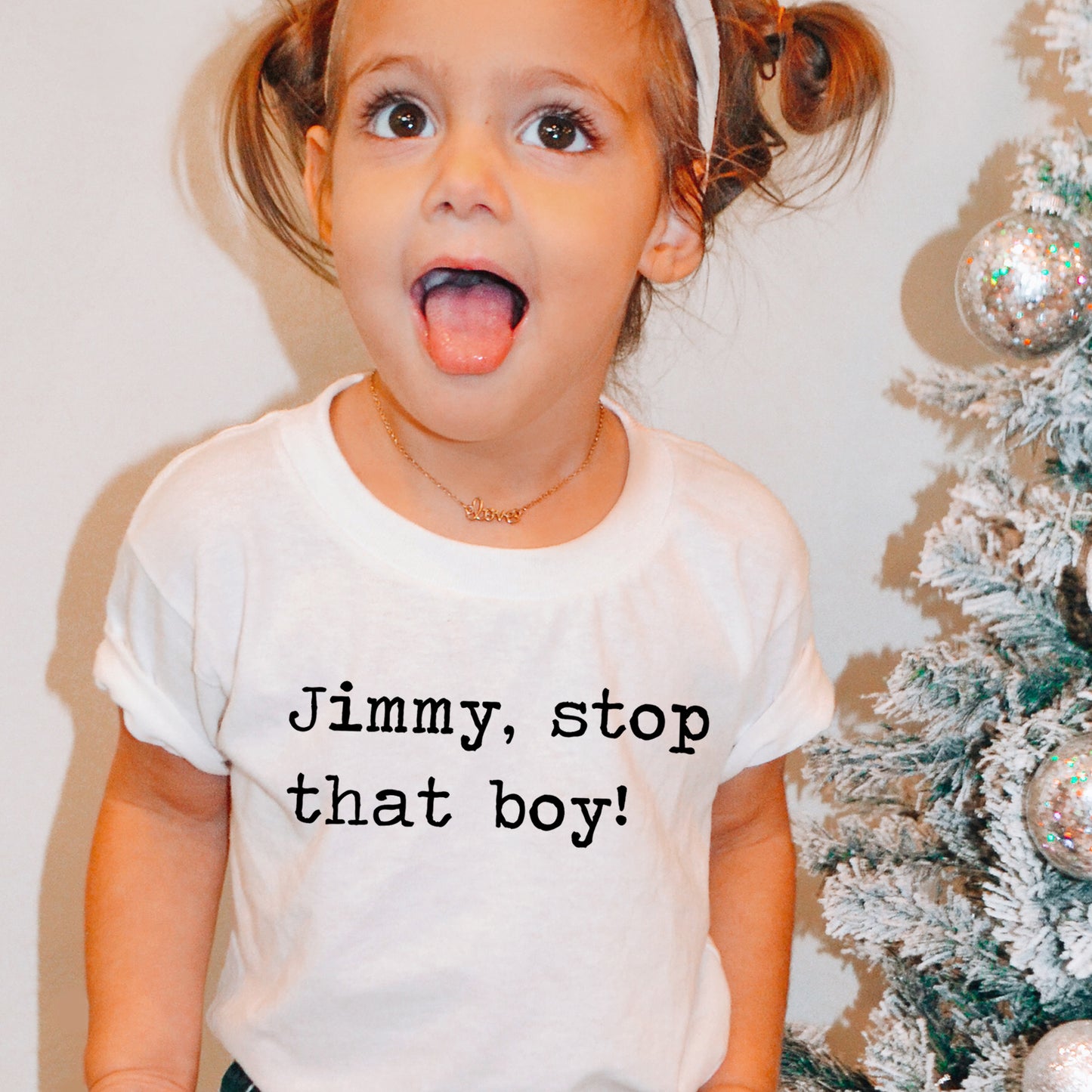 Jimmy Stop That Boy - Short Sleeve Kids Shirt