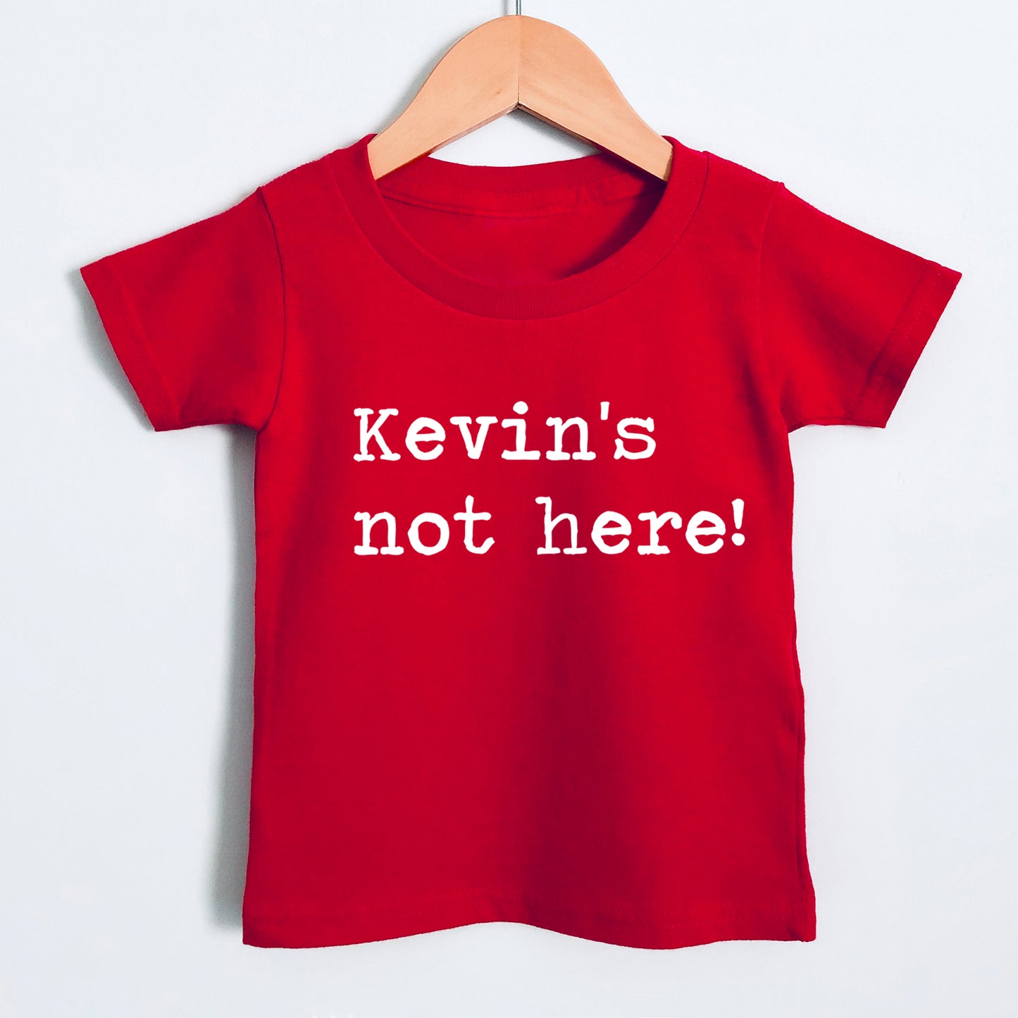 Kevin's Not Here - Short Sleeve Kids Shirt