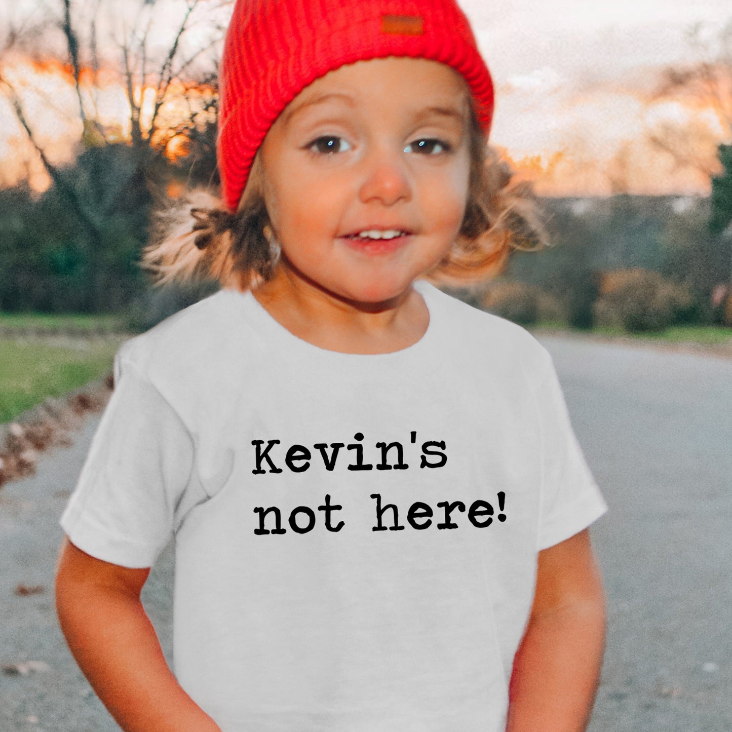 Kevin's Not Here - Short Sleeve Kids Shirt