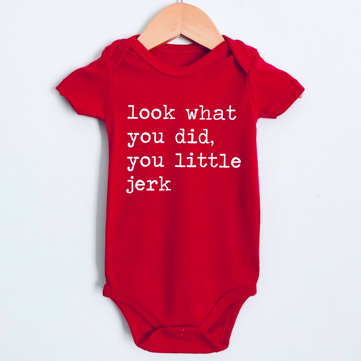 Look What You Did You Little Jerk - Short Sleeve Kids Shirt