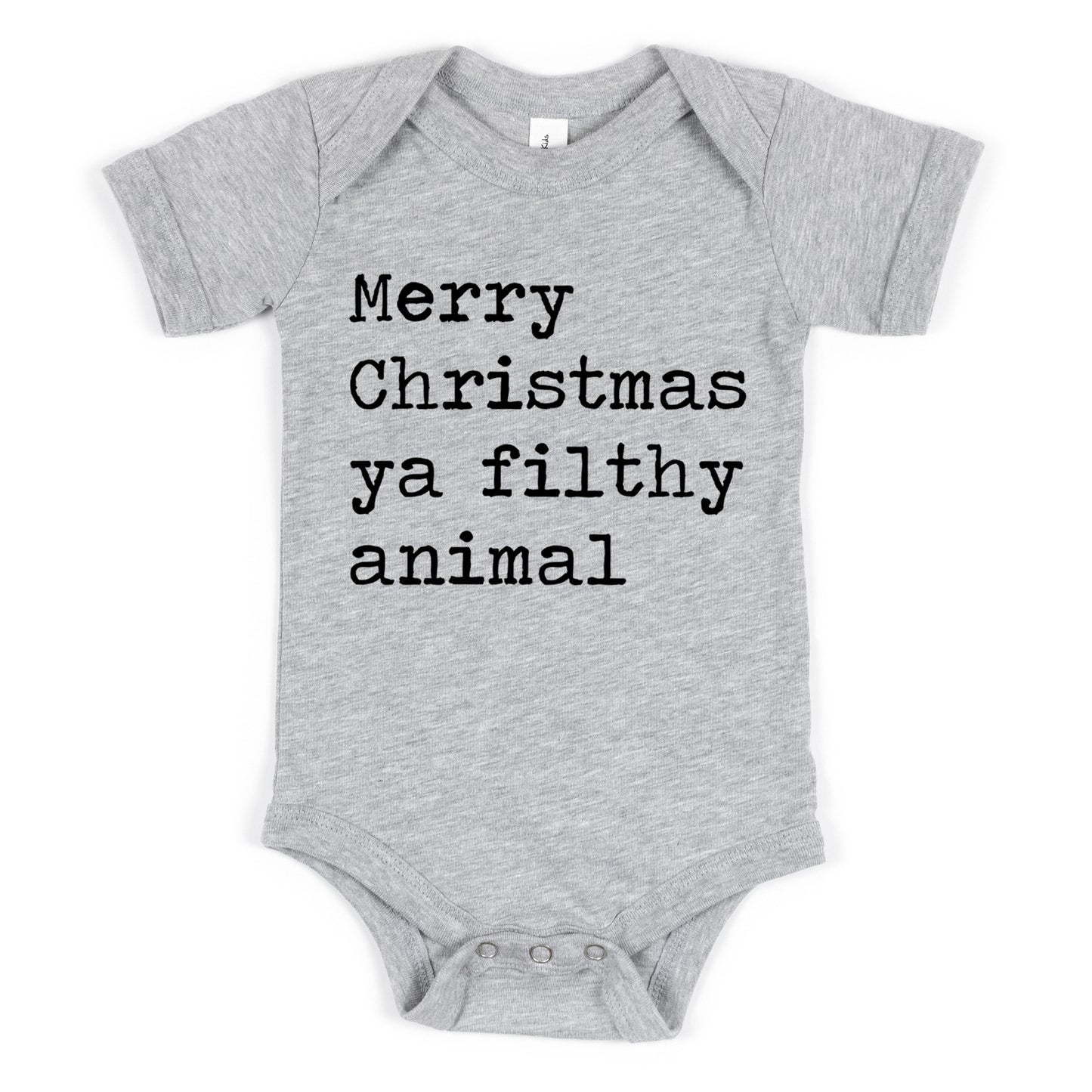 Merry Christmas Ya Filthy Animal - Short Sleeve Kids Shirt