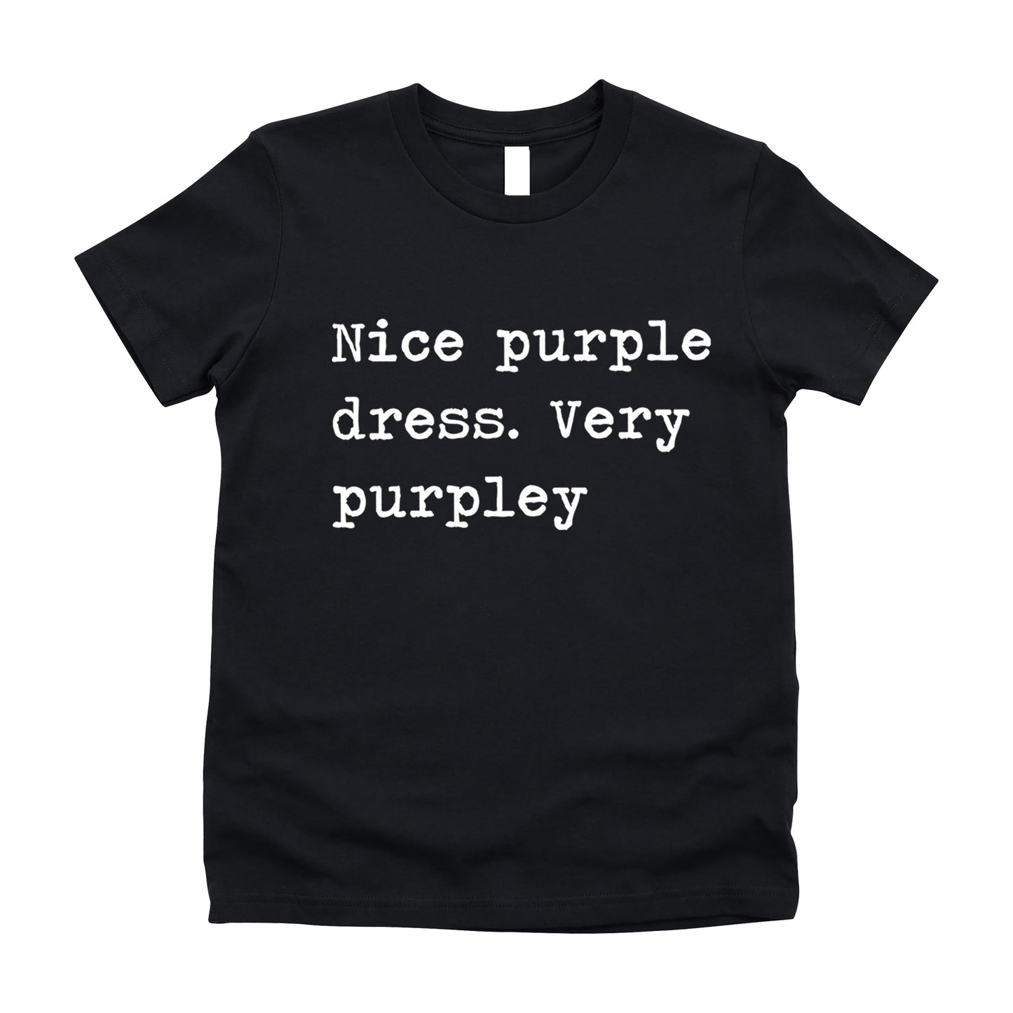 Nice Purple Dress Very Purpley - Short Sleeve Kids Shirt