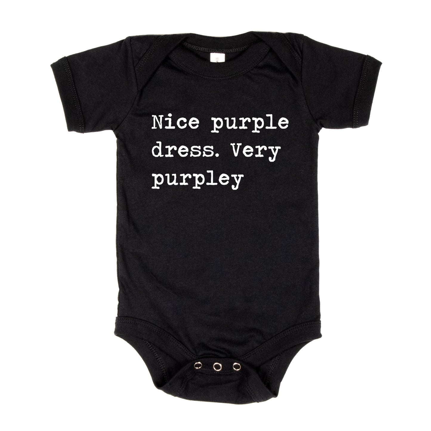 Nice Purple Dress Very Purpley - Short Sleeve Kids Shirt