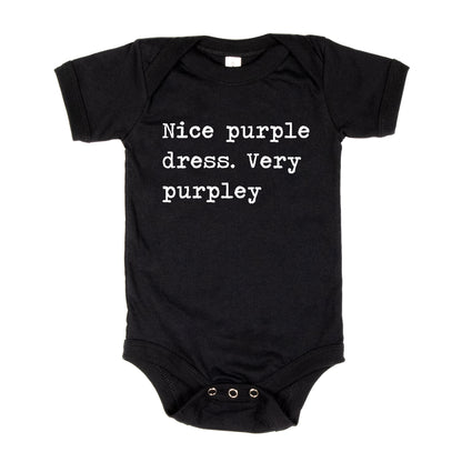 Nice Purple Dress Very Purpley - Short Sleeve Kids Shirt