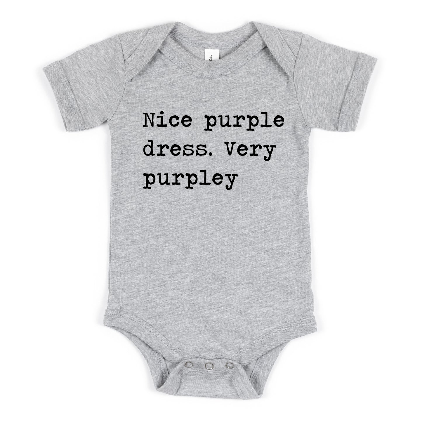 Nice Purple Dress Very Purpley - Short Sleeve Kids Shirt