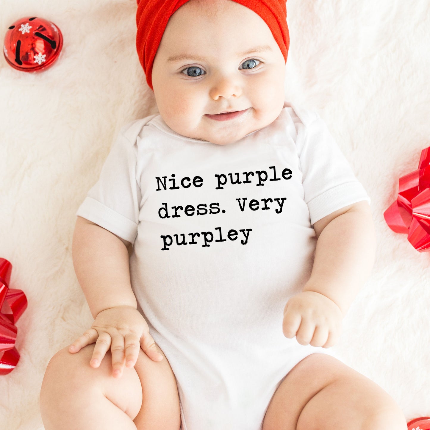 Nice Purple Dress Very Purpley - Short Sleeve Kids Shirt