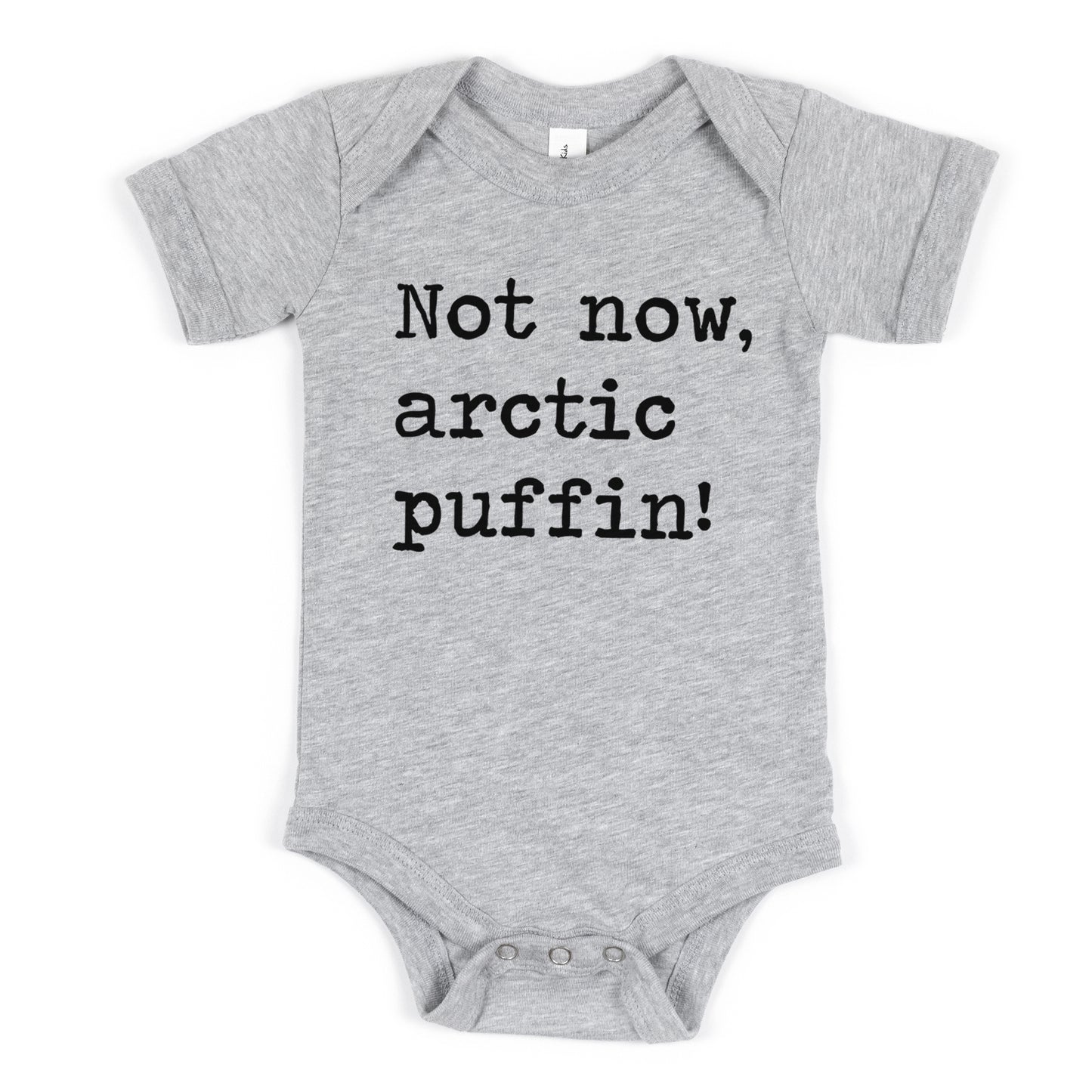 Not Now Arctic Puffin - Short Sleeve Kids Shirt