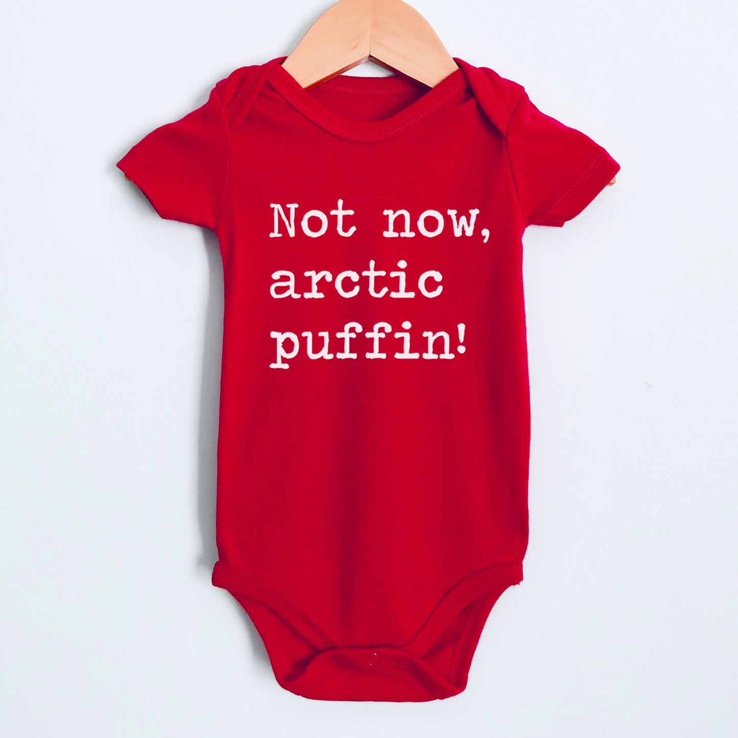 Not Now Arctic Puffin - Short Sleeve Kids Shirt