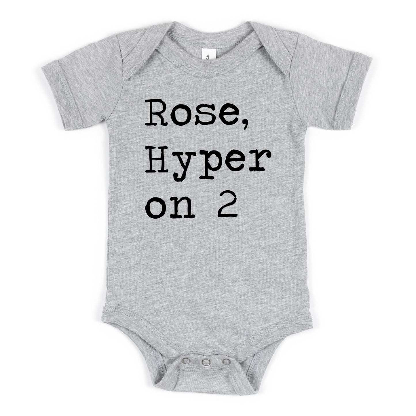 Rose Hyper on 2 - Short Sleeve Kids Shirt