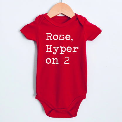 Rose Hyper on 2 - Short Sleeve Kids Shirt