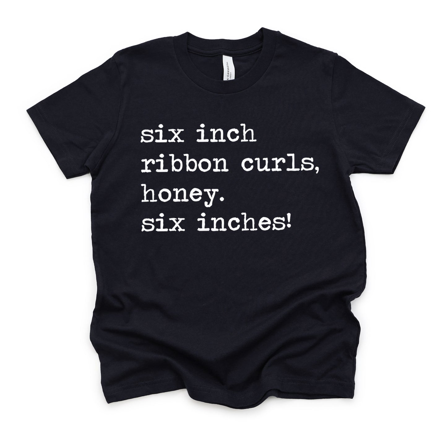 Six Inch Ribbon Curls Honey - Short Sleeve Kids Shirt