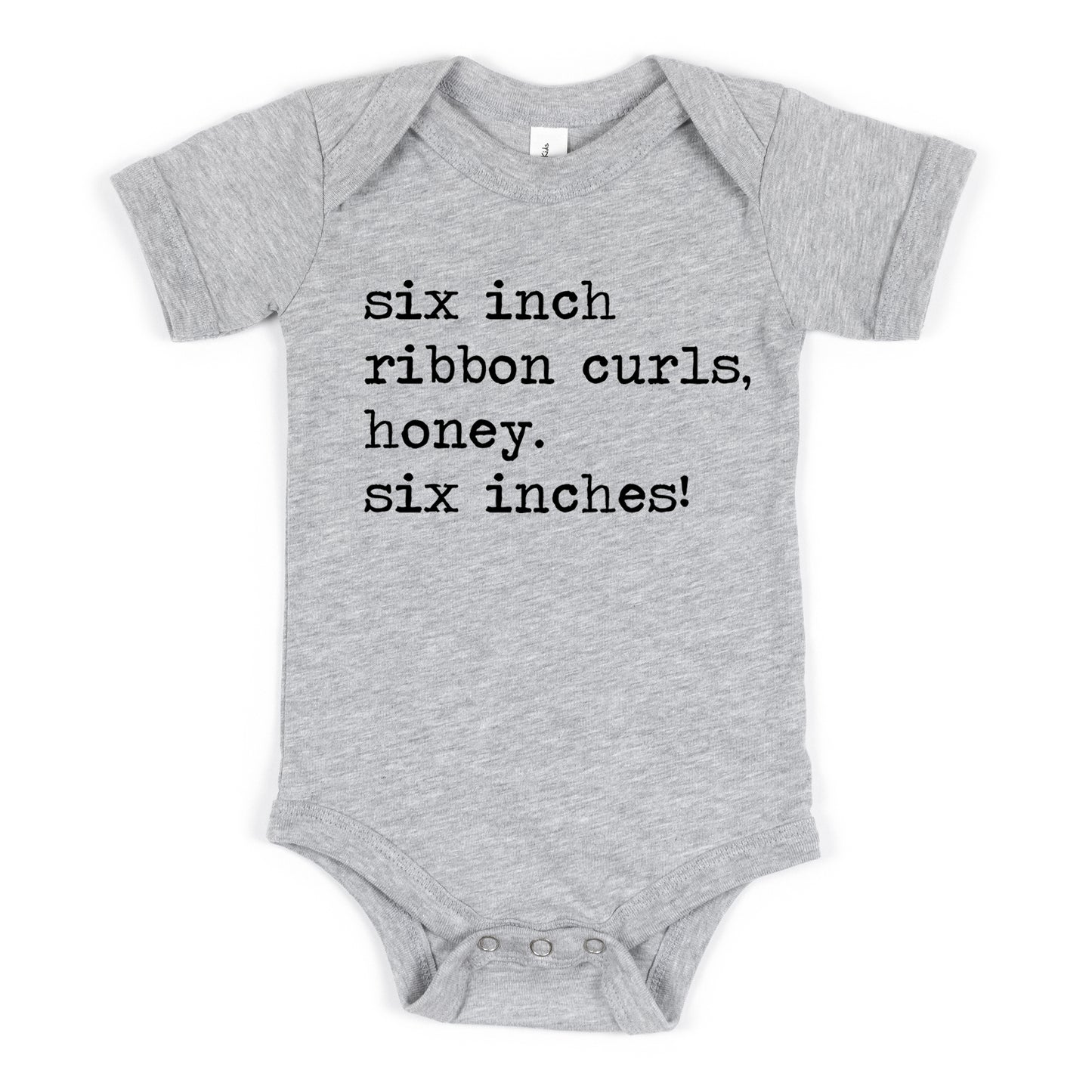 Six Inch Ribbon Curls Honey - Short Sleeve Kids Shirt