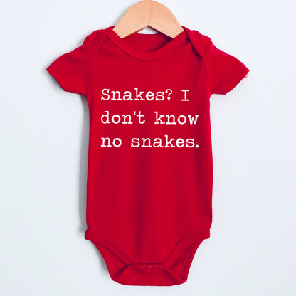 Snakes I Don't Know No Snakes - Short Sleeve Kids Shirt