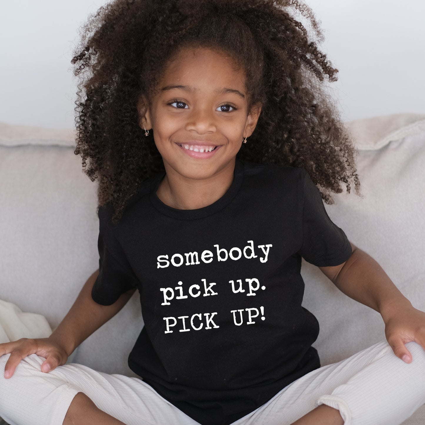 Somebody Pick Up - Short Sleeve Kids Shirt