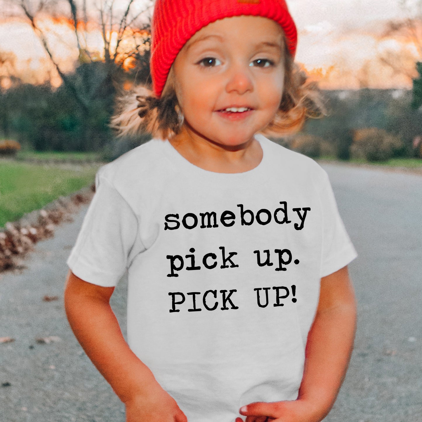 Somebody Pick Up - Short Sleeve Kids Shirt