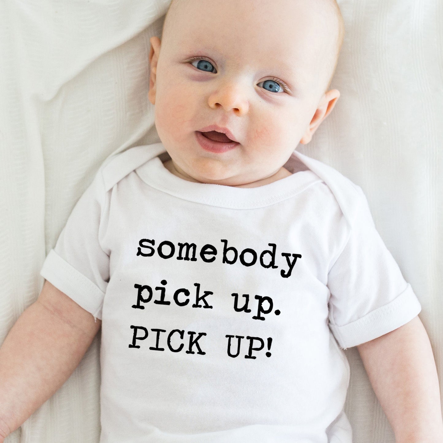 Somebody Pick Up - Short Sleeve Kids Shirt