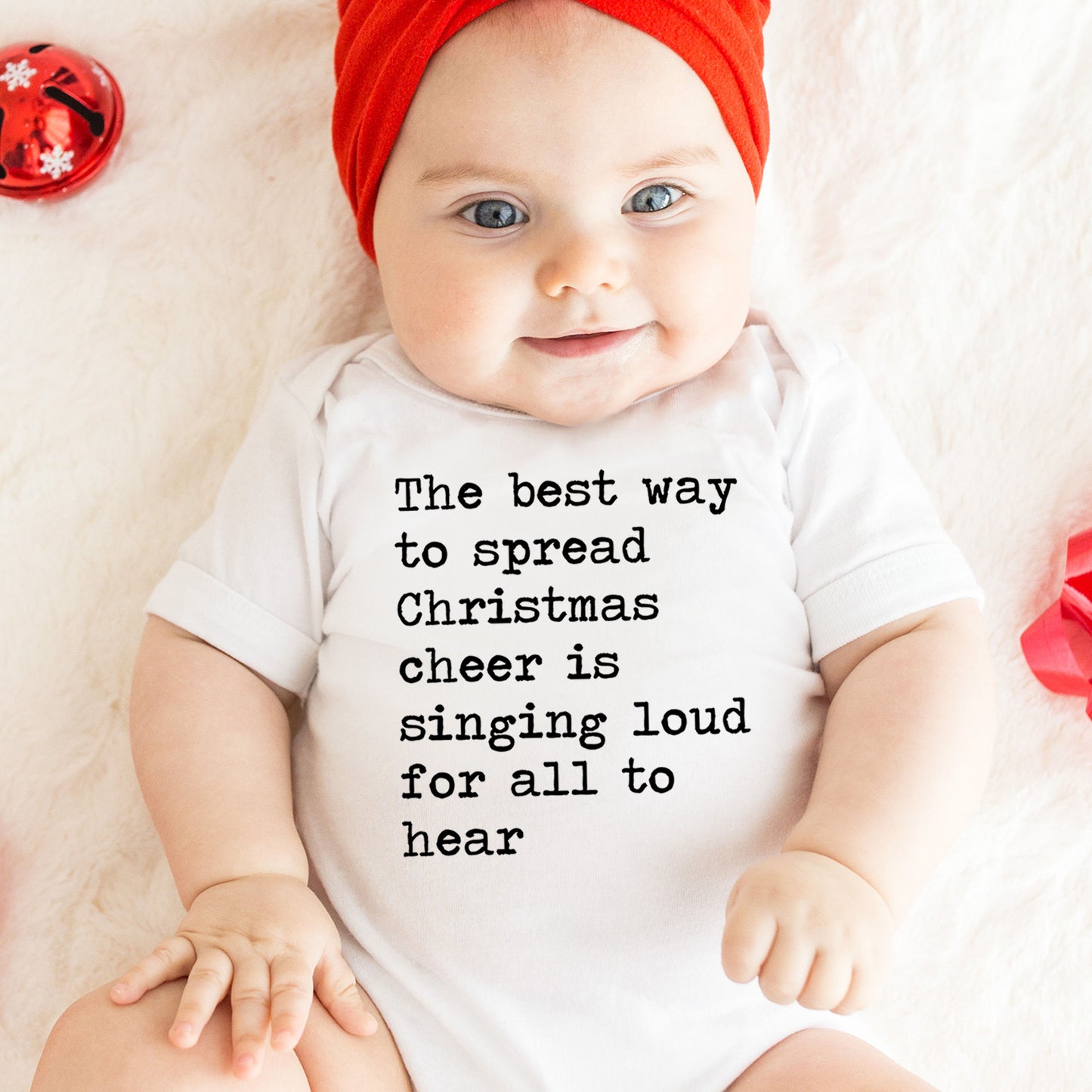 The Best Way To Spread Christmas Cheer Is Singing Loud For All To Hear - Short Sleeve Kids Shirt