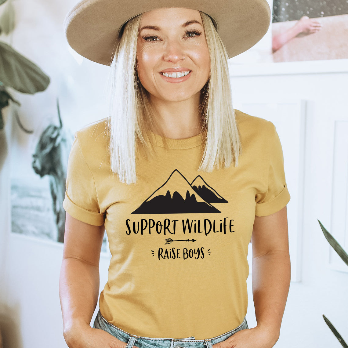 Support Wildlife Raise Boys T-Shirt