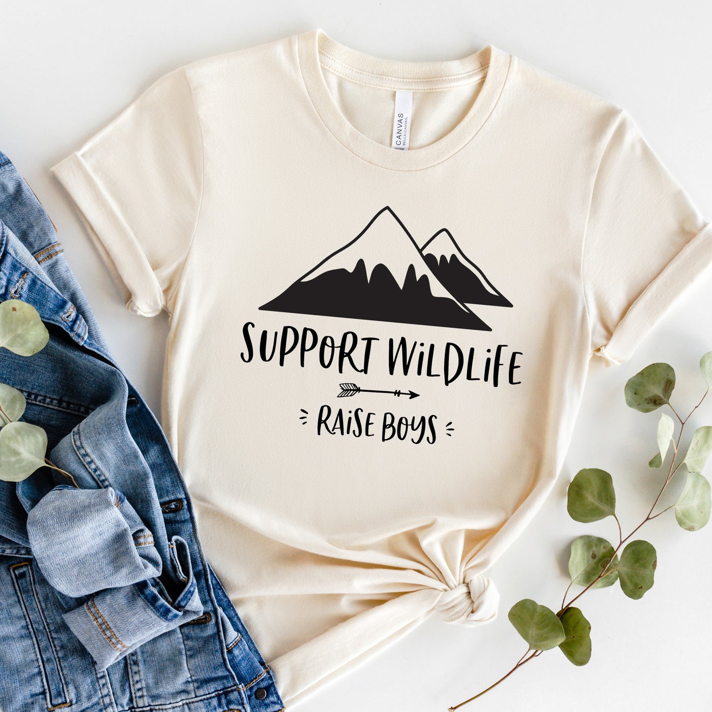 Support Wildlife Raise Boys T-Shirt