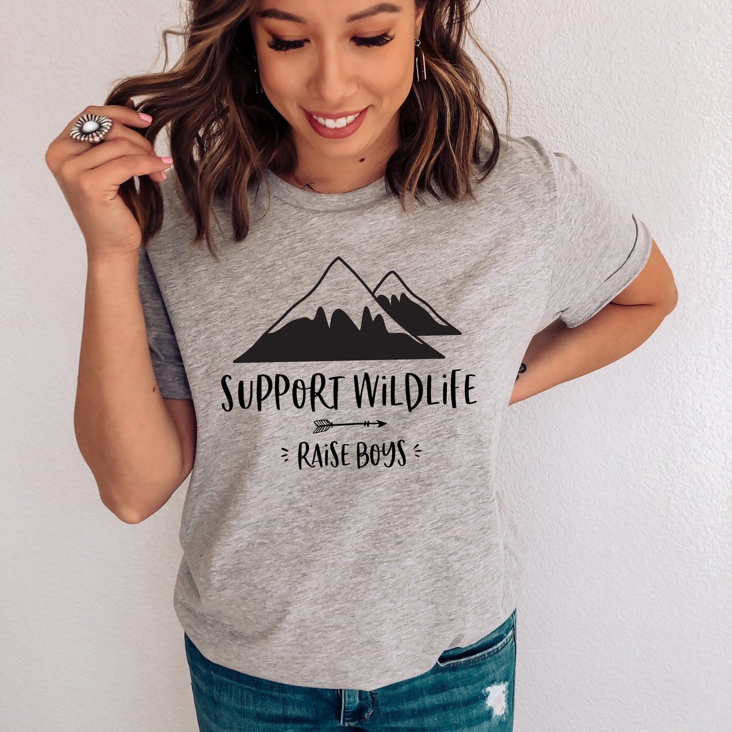 Support Wildlife Raise Boys T-Shirt