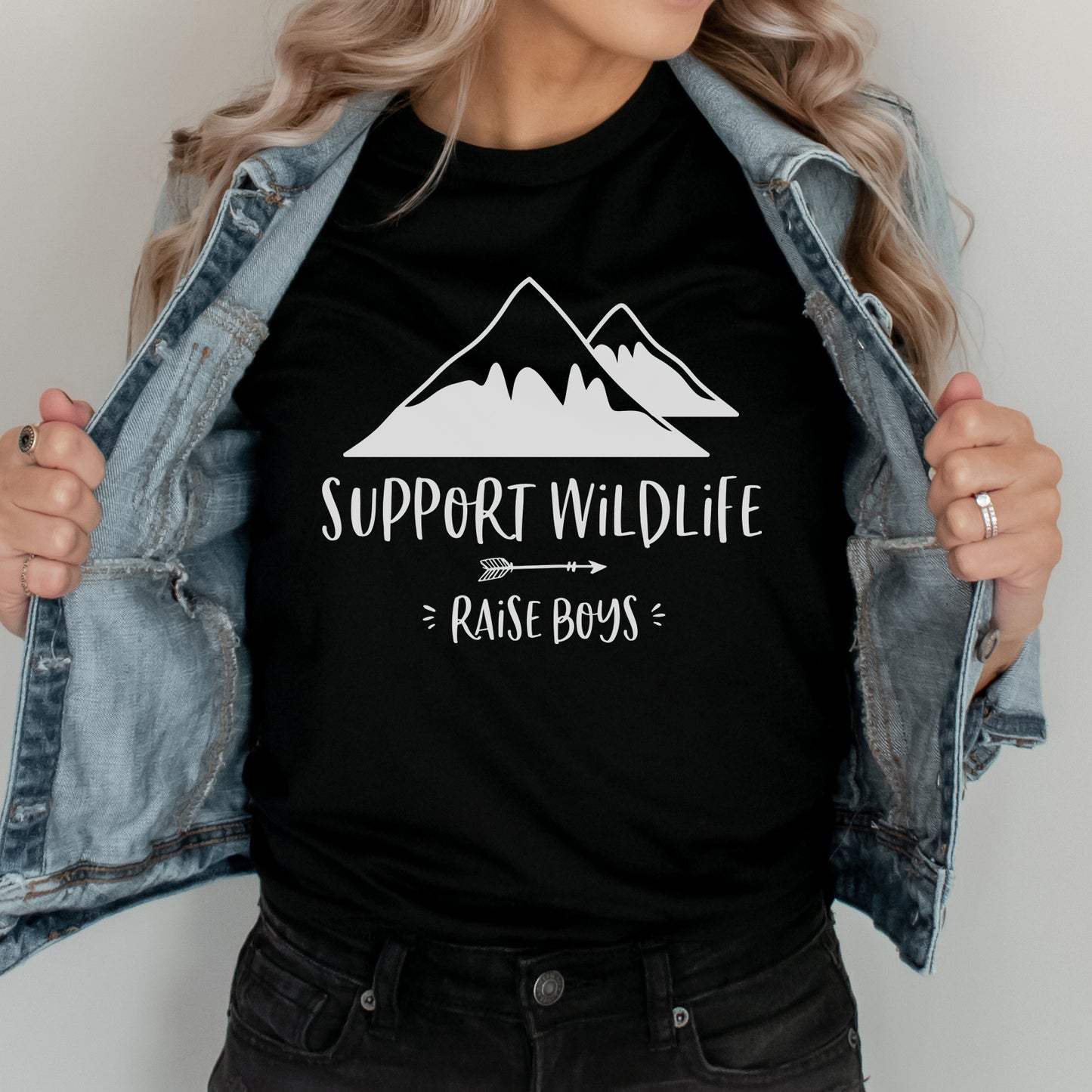 Support Wildlife Raise Boys T-Shirt