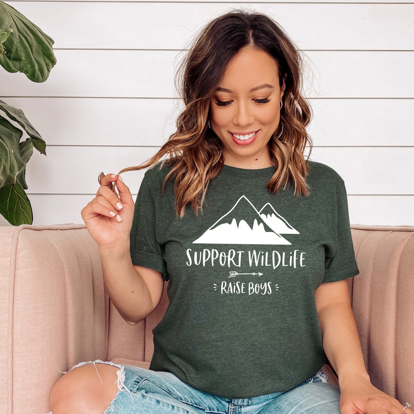 Support Wildlife Raise Boys T-Shirt