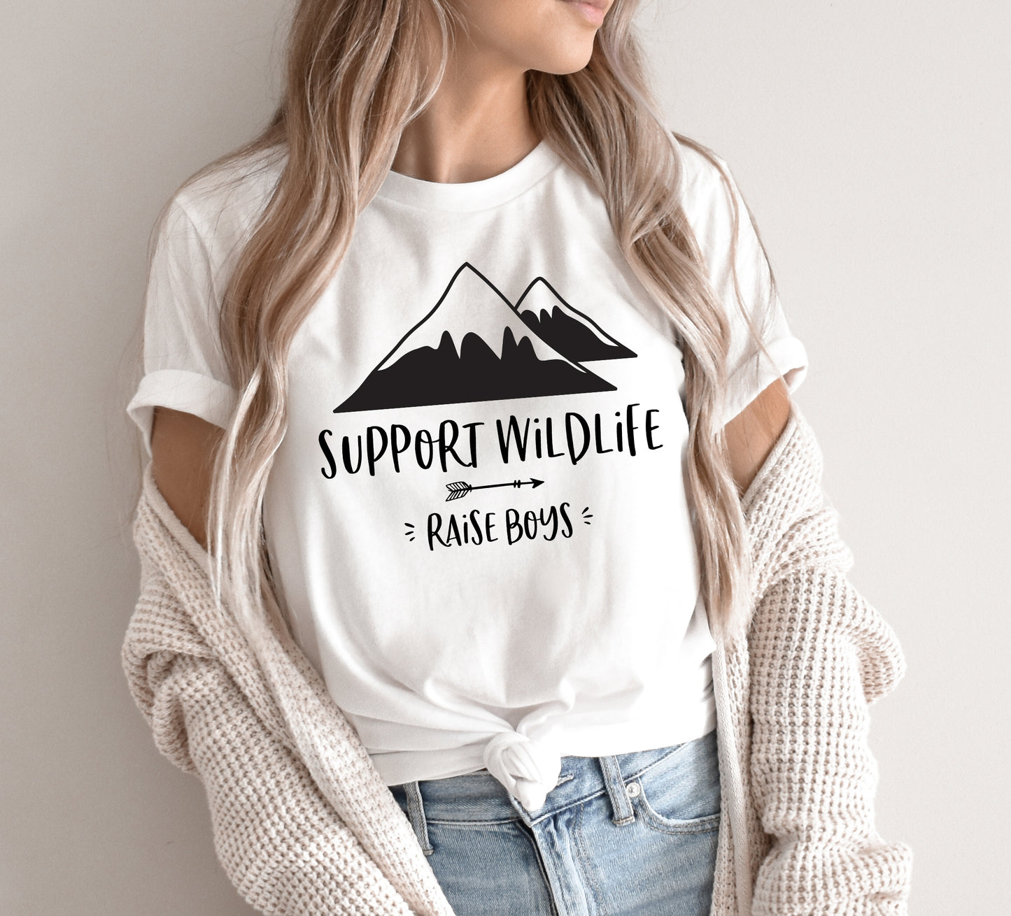 Support Wildlife Raise Boys T-Shirt