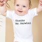 Thanks Mr Narwhal - Short Sleeve Kids Shirt