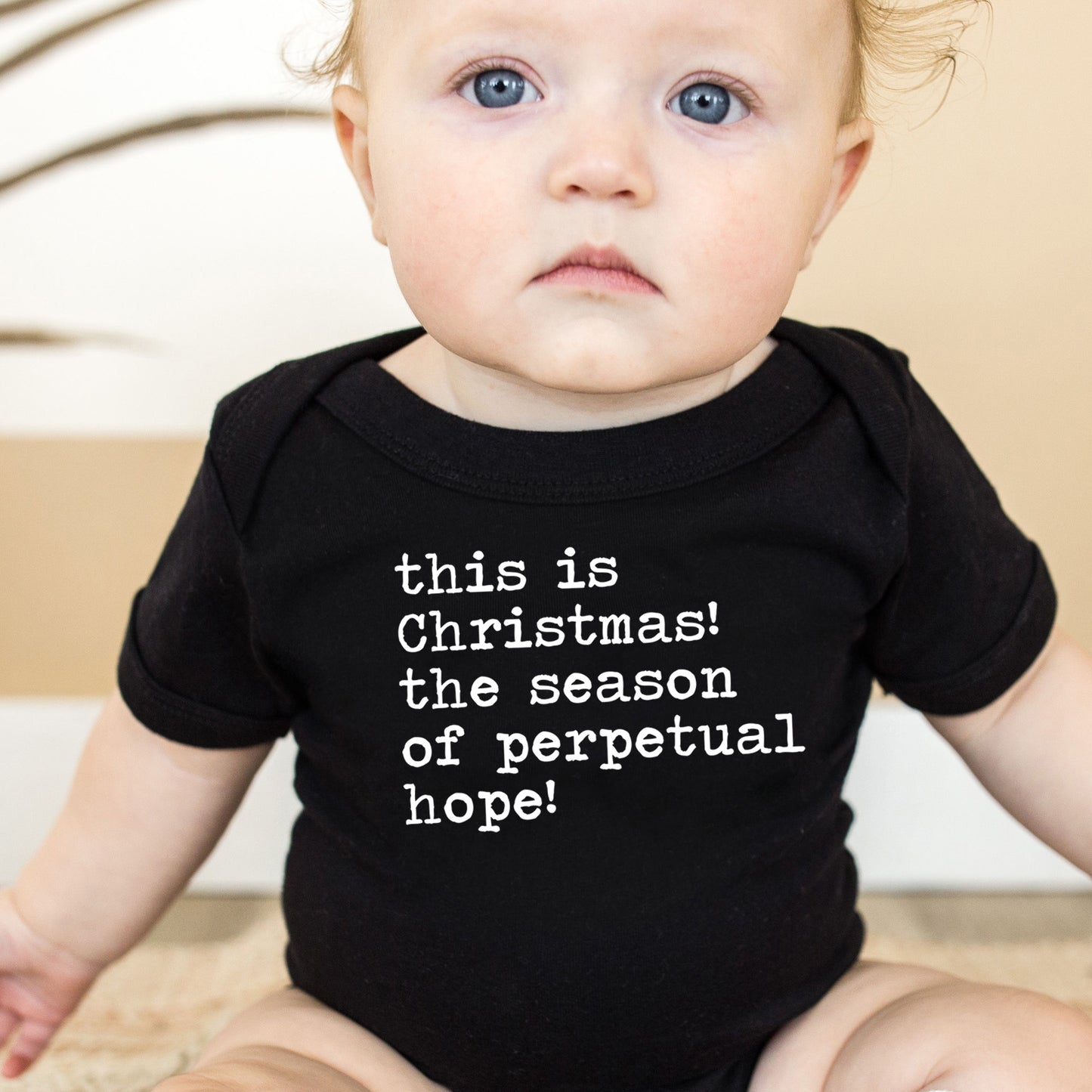 This is Christmas The Season of Perpetual Hope - Short Sleeve Kids Shirt