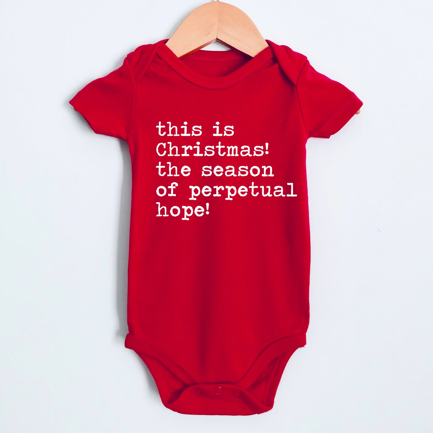 This is Christmas The Season of Perpetual Hope - Short Sleeve Kids Shirt