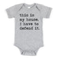 This Is My House I Have To Defend It - Short Sleeve Kids Shirt