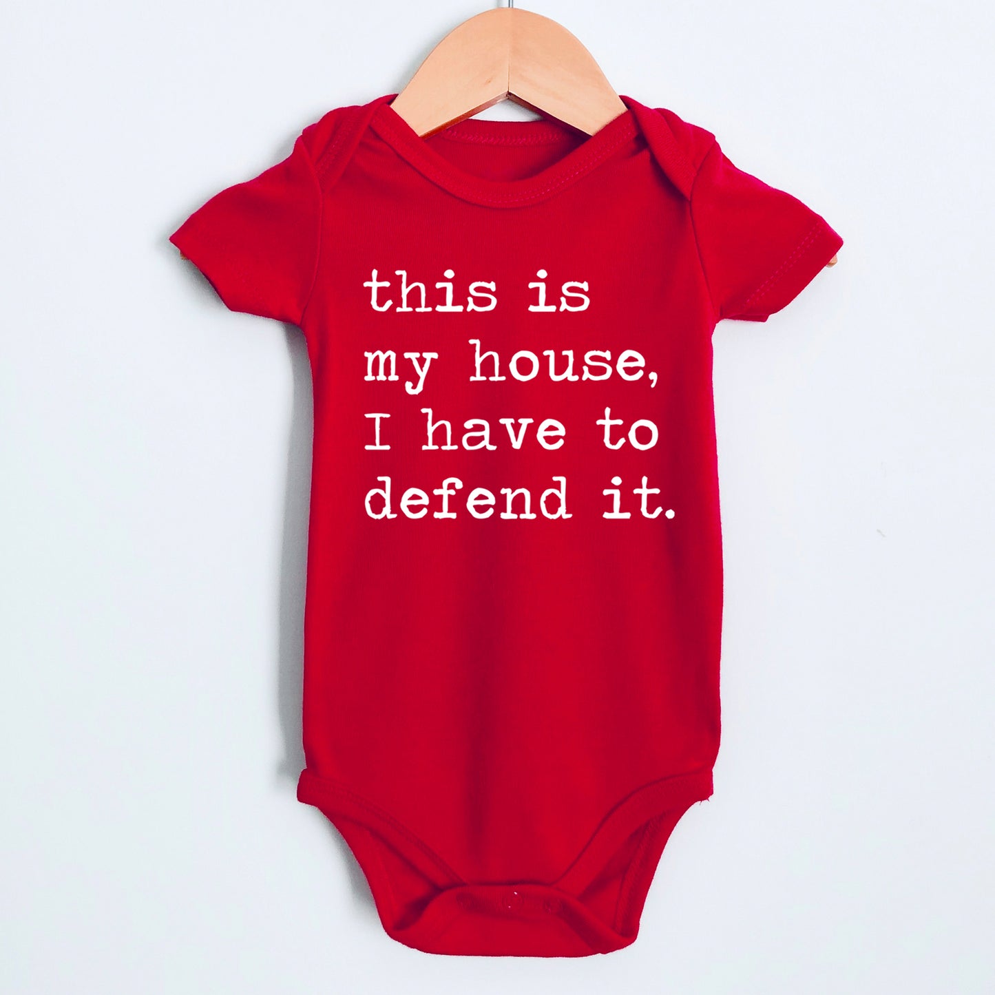 This Is My House I Have To Defend It - Short Sleeve Kids Shirt