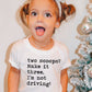 Two Scoops Make It Three I'm Not Driving - Short Sleeve Kids Shirt