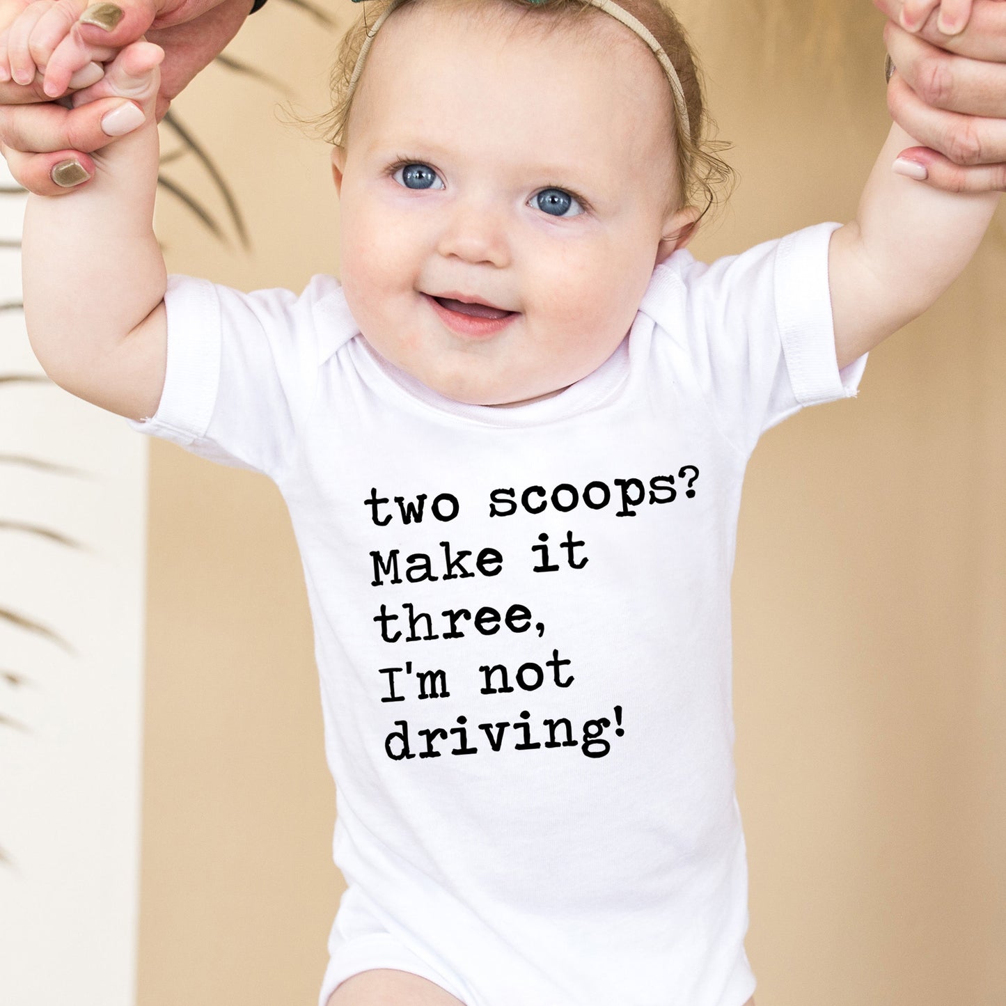 Two Scoops Make It Three I'm Not Driving - Short Sleeve Kids Shirt