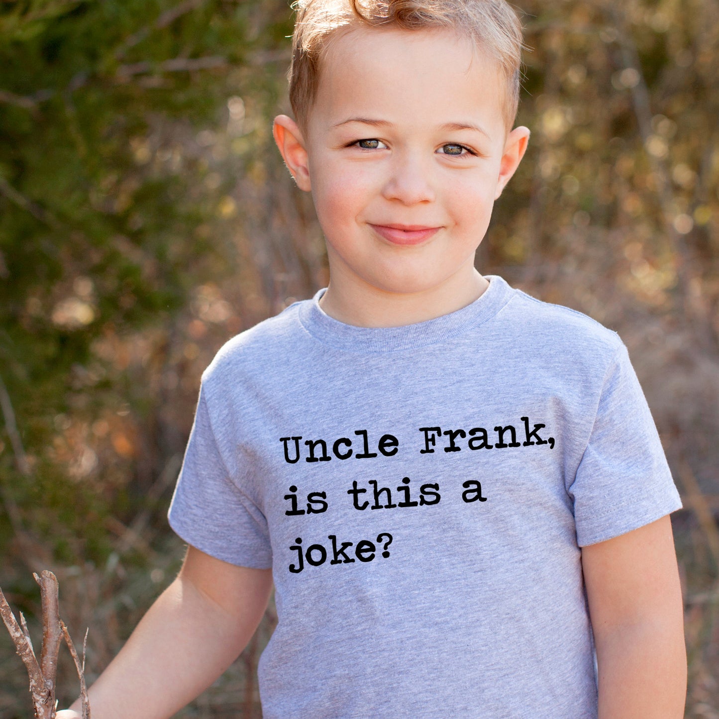 Uncle Frank Is This A Joke - Short Sleeve Kids Shirt