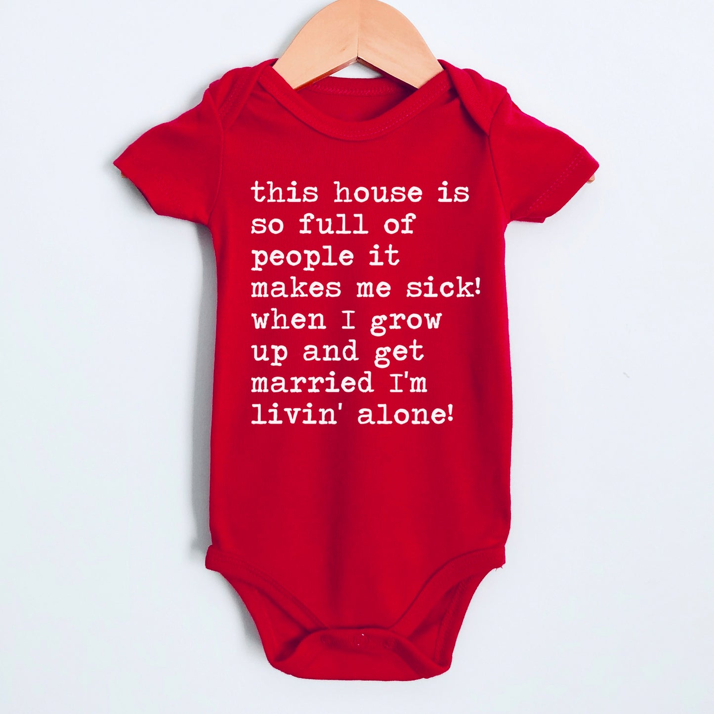 I'm Livin Alone - Short Sleeve Kids Shirt