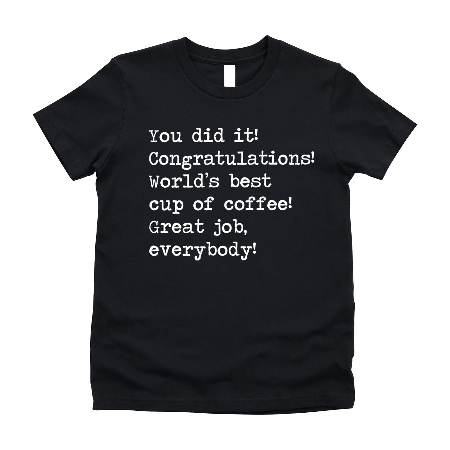 World's Best Coffee - Short Sleeve Kids Shirt