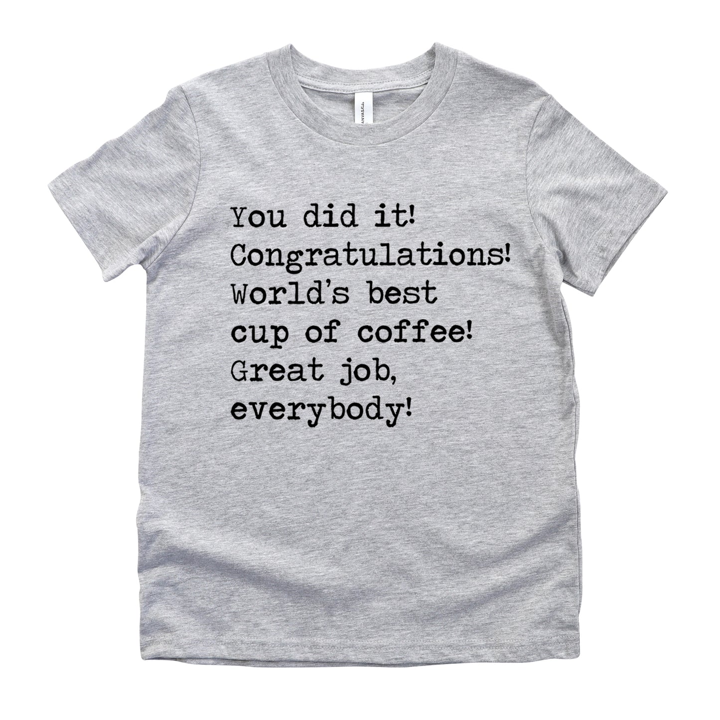 World's Best Coffee - Short Sleeve Kids Shirt