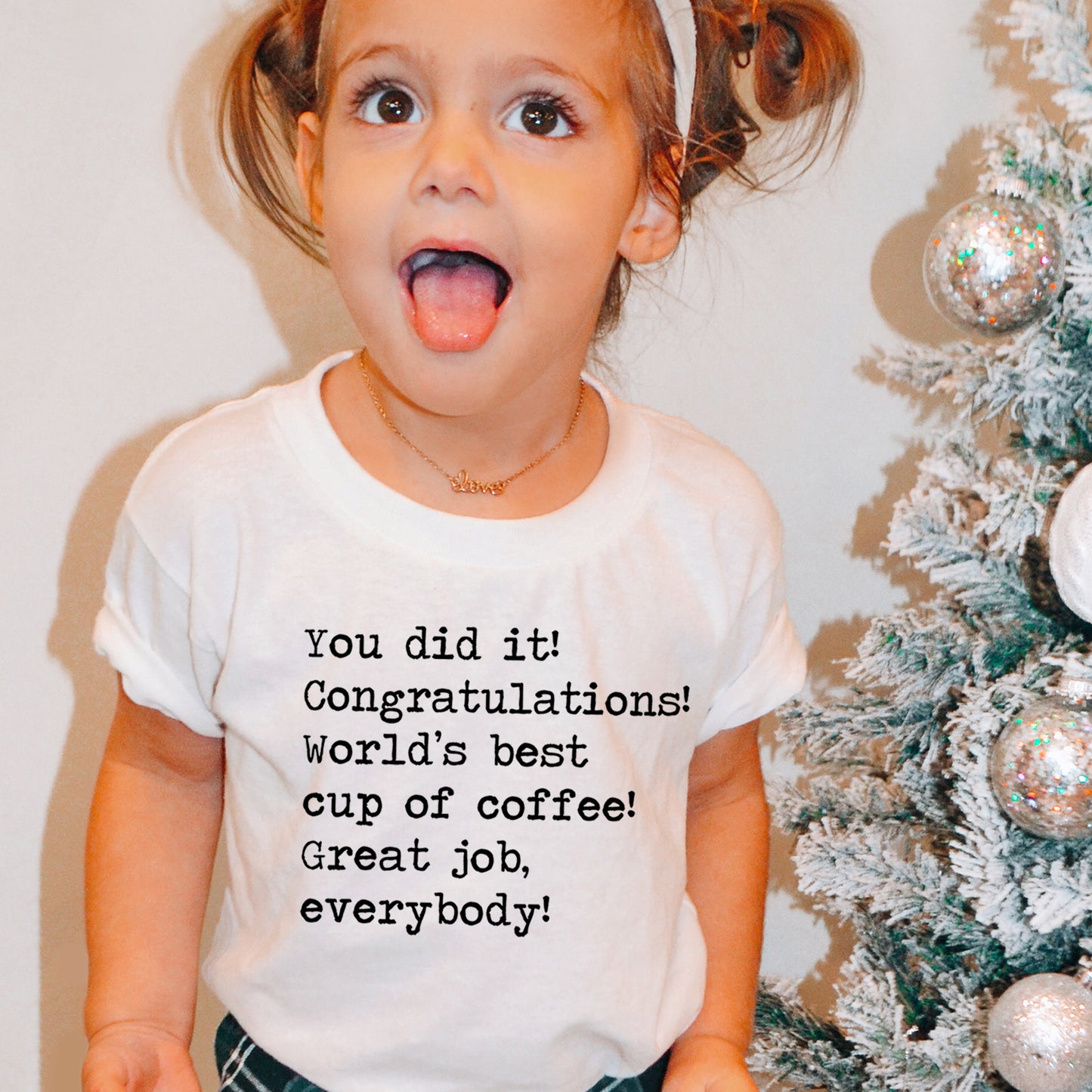 World's Best Coffee - Short Sleeve Kids Shirt