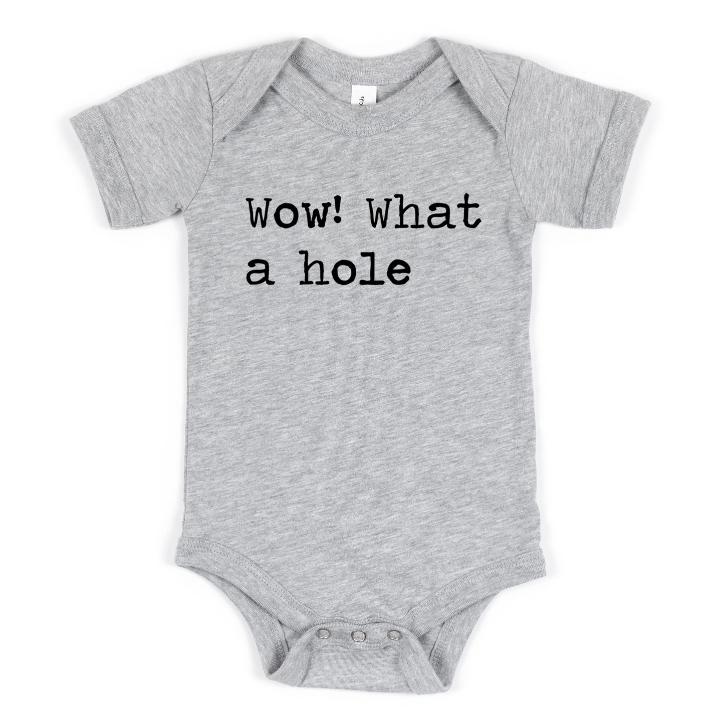 Wow What A Hole - Short Sleeve Kids Shirt