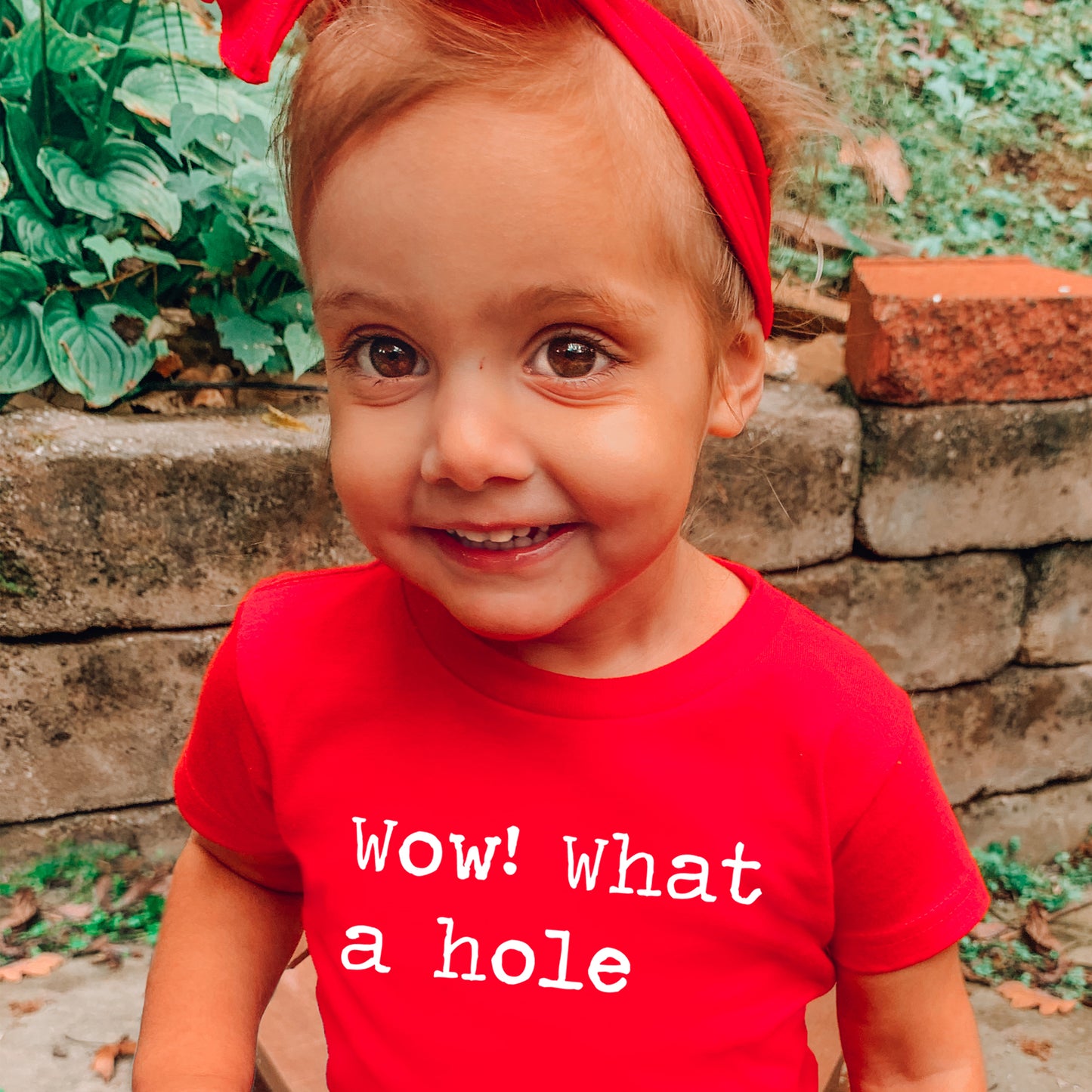 Wow What A Hole - Short Sleeve Kids Shirt