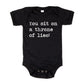 You Sit on A Throne of Lies - Short Sleeve Kids Shirt