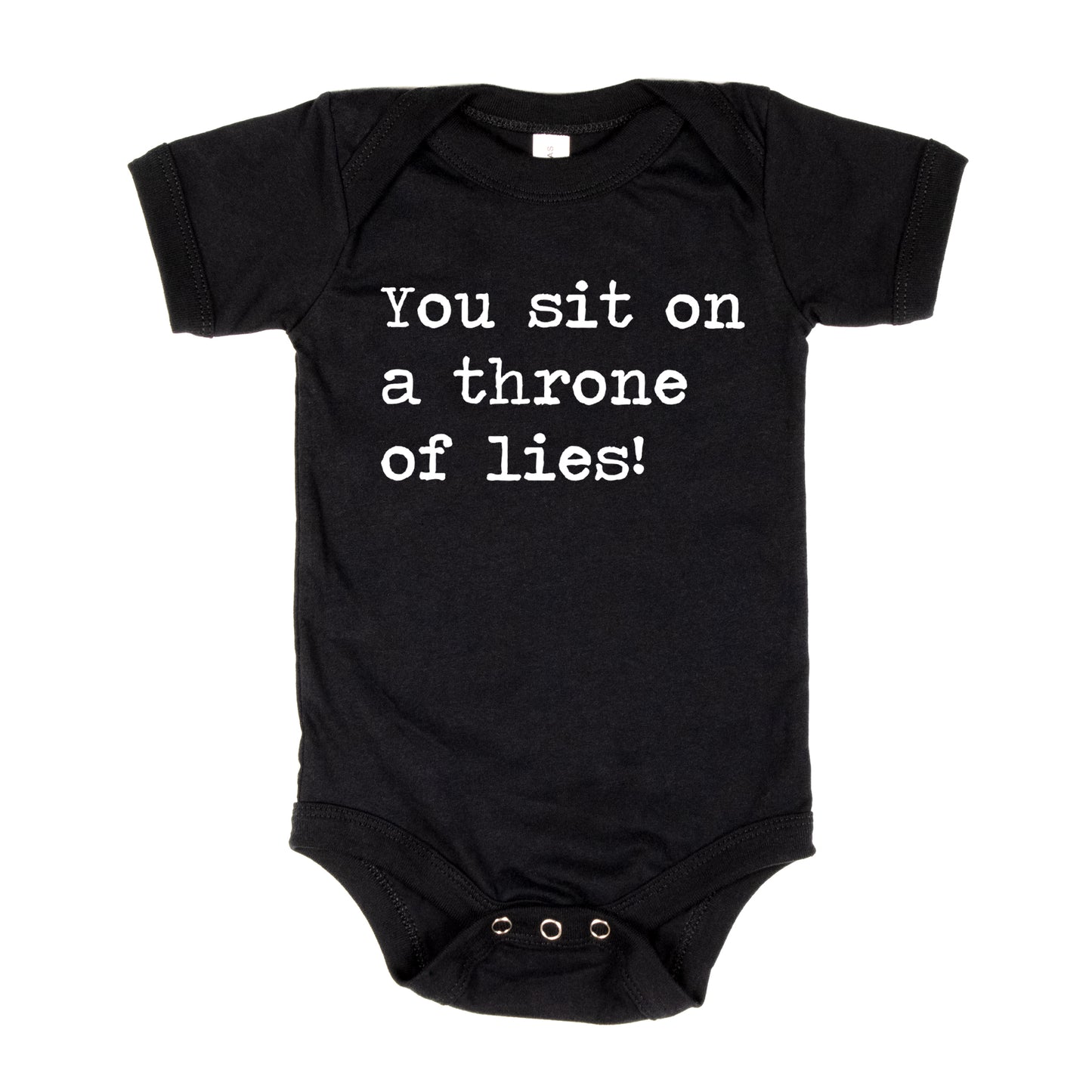 You Sit on A Throne of Lies - Short Sleeve Kids Shirt