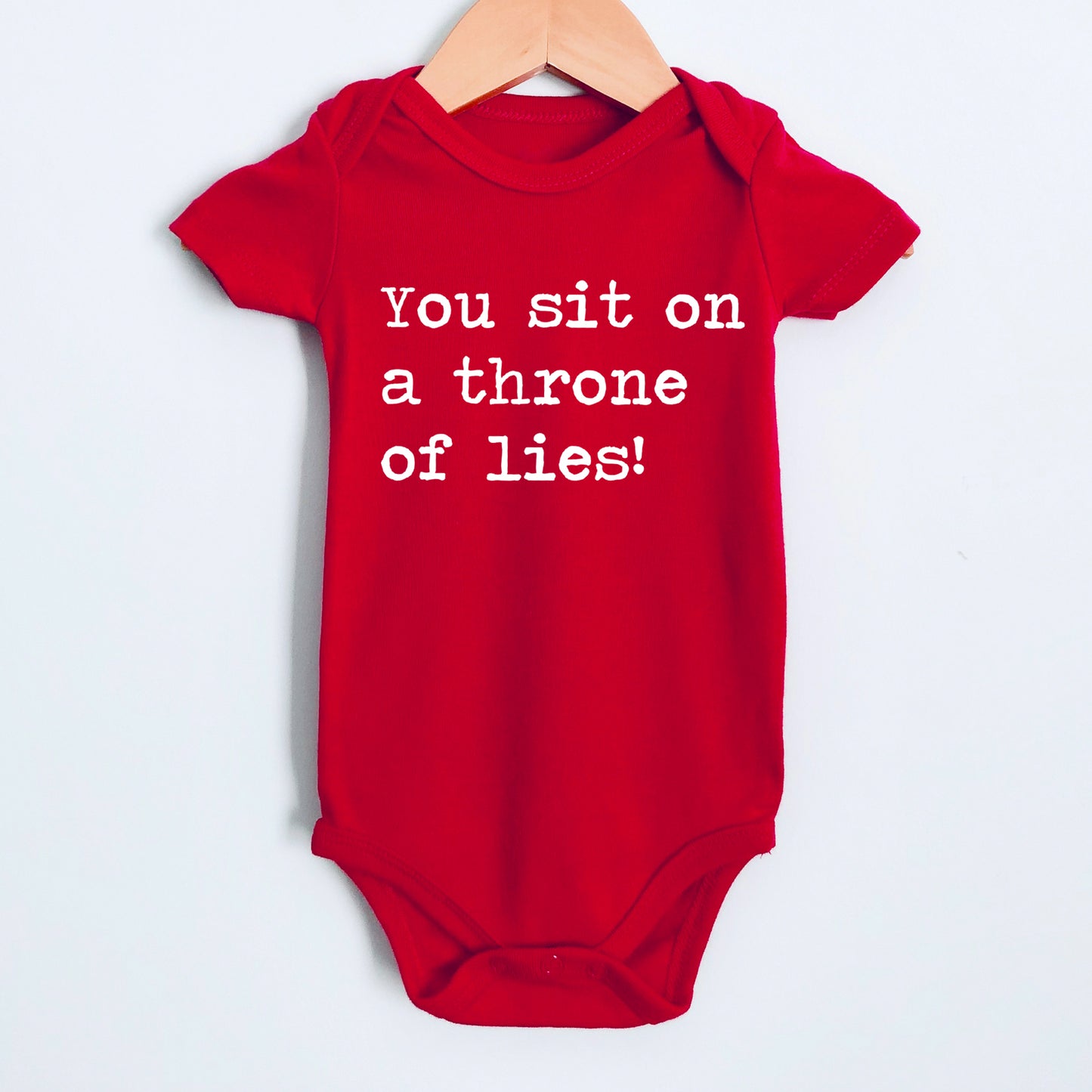 You Sit on A Throne of Lies - Short Sleeve Kids Shirt