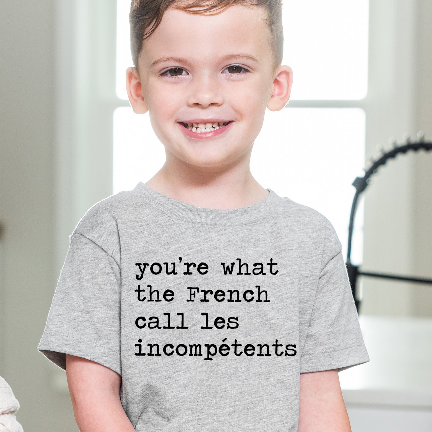 You're What The French Call Les Incompetents - Short Sleeve Kids Shirt