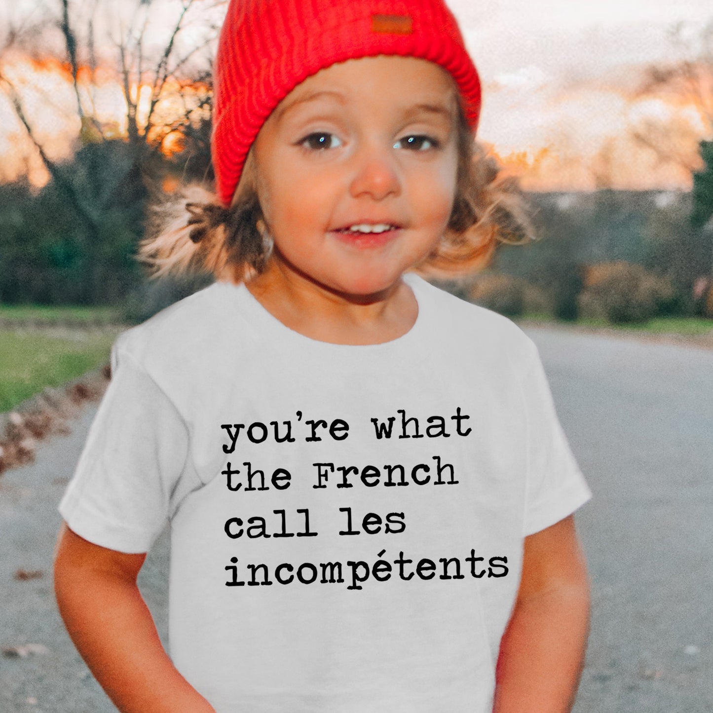 You're What The French Call Les Incompetents - Short Sleeve Kids Shirt