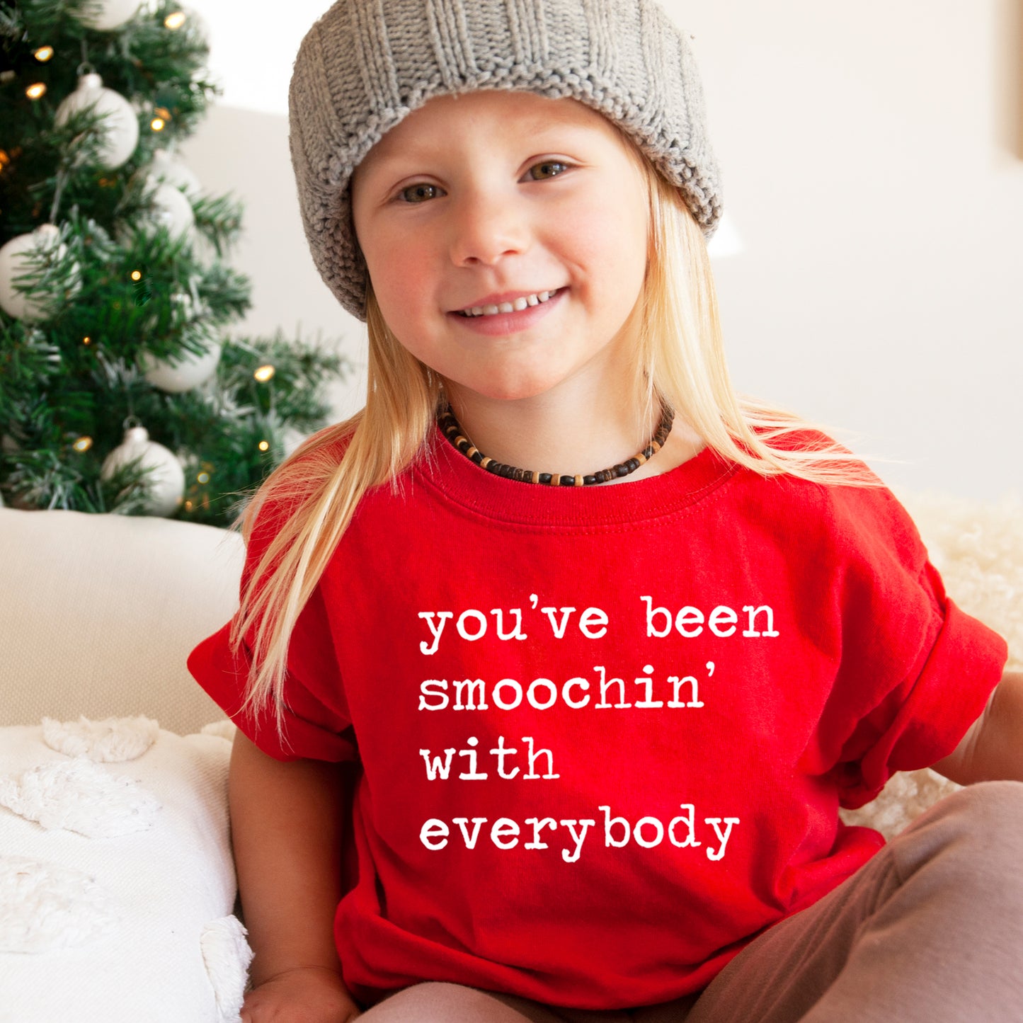 You've Been Smoochin With Everybody - Short Sleeve Kids Shirt