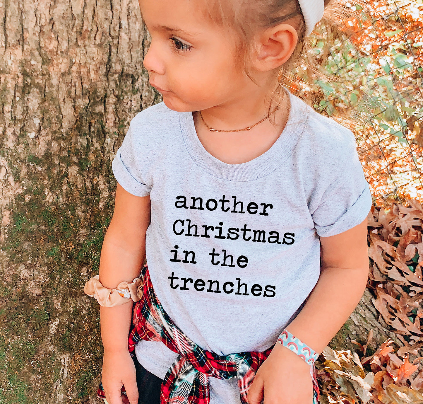 Another Christmas In The Trenches - Short Sleeve Kids Shirt