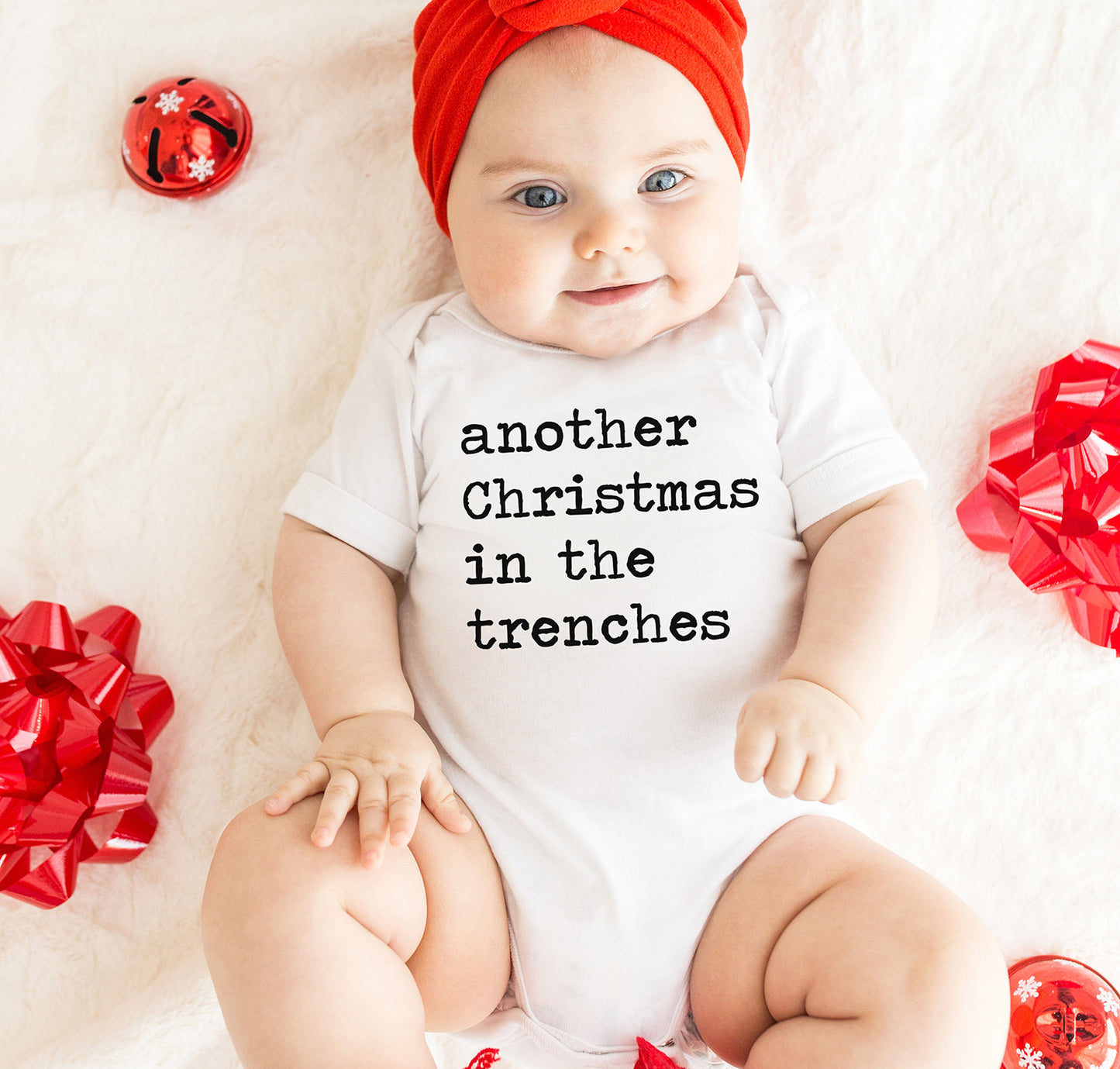 Another Christmas In The Trenches - Short Sleeve Kids Shirt