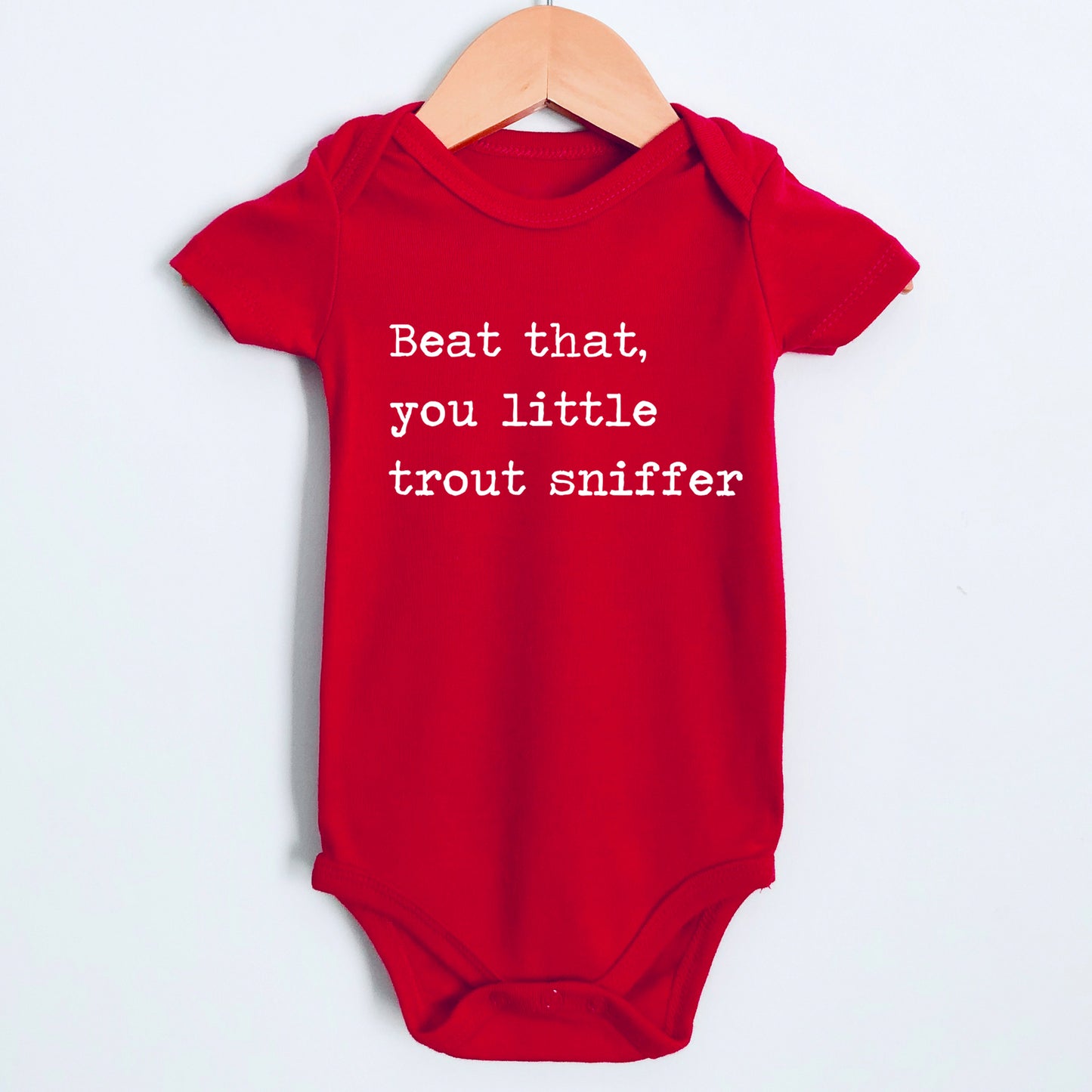 Beat That You Little Trout Sniffer - Short Sleeve Kids Shirt